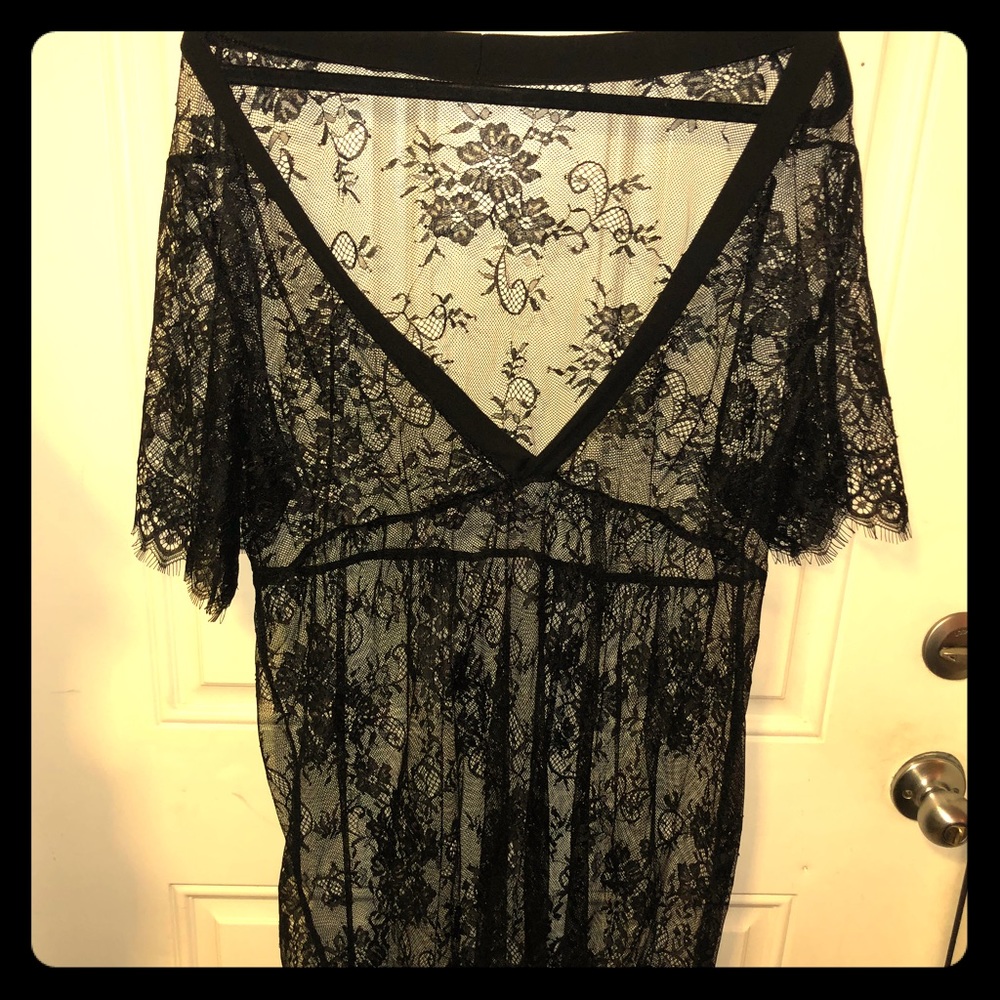 Plus Size 3X Sheer Dress CoverUp Shein